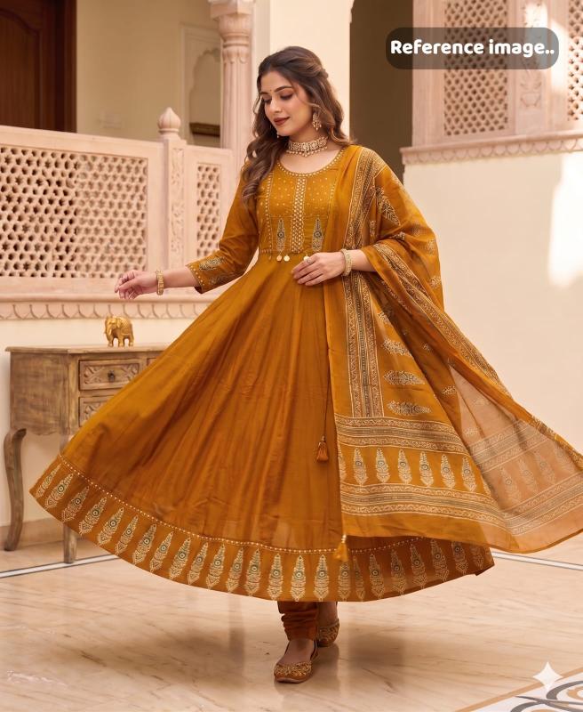 Krunique anarkali umbrella kurti wholesale market